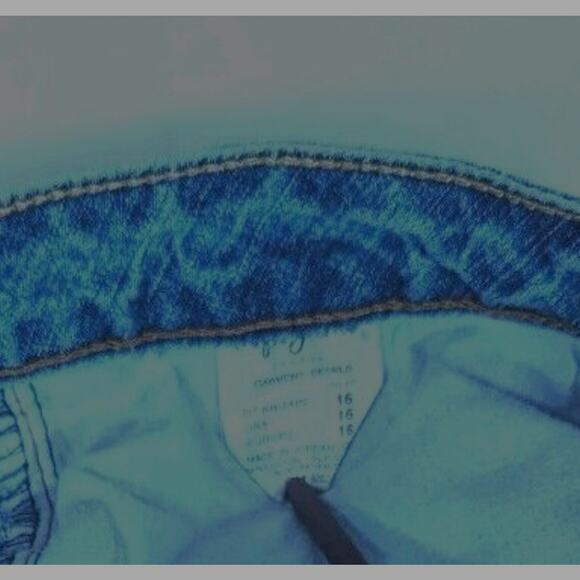 Vtge Pepe 1990's London Jeans London Denim Size 16 Waist 36 - Picture 9 of 9